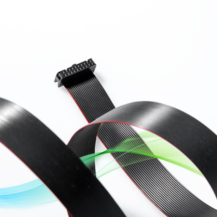 Flat-ribbon / flat-round Cables